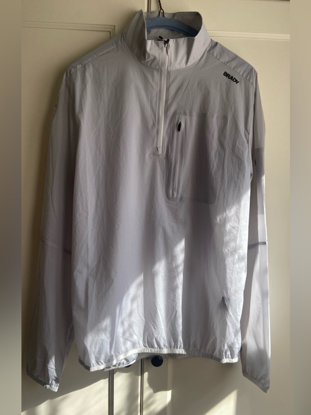 NWT Tom BRADY BRAND Mens Small Light Weight Half Zip Pullover Windbreaker Golf